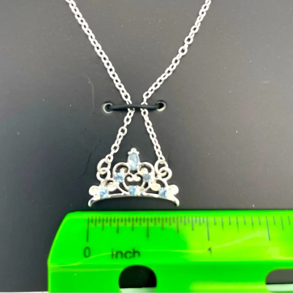 Disney Princess Cinderella Crown Necklace New